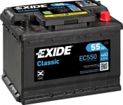 Exide Classic 12V 55Ah 460A EC550