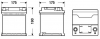 Exide Excell 12V 44Ah 400A EB440