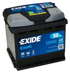 Exide Excell 12V 50Ah 450A EB500