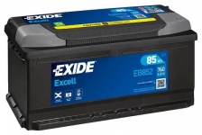 Exide Excell 12V 85Ah 760A EB852