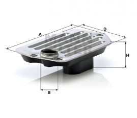 MANN FILTER Filter automatickej prevodovky H 2120 x KIT