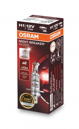 OSRAM Night Breaker Silver H1 P14,5s 12V 55W 64150NBS