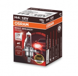 OSRAM Night Breaker Silver H4 12V 60/55W P43t 64193NBS