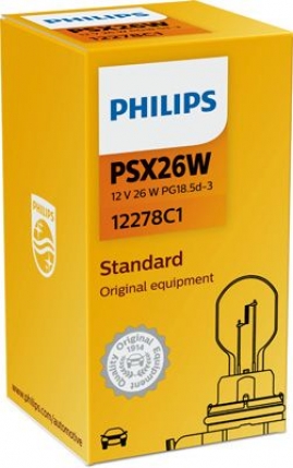 PHILIPS Standard PSX26W PG18,5d-3 12V 26W 12278C1