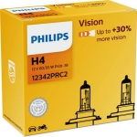 PHILIPS Vision H4 P43t-38 12W 60/55W 12342PRC2 ...