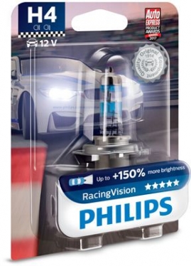 PHILIPS RacingVision H4 P43t-38 12V 60/55W 12342RVB1