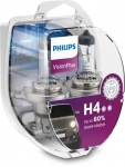 PHILIPS VisionPlus H4 P43t-38 12V 60/55W 12342VPS2 ...