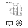 Philips Vision W5W W2,1x9,5d 5W 12V 12961B2 2ks