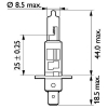 PHILIPS MasterDuty H1 P14,5s 24V 70W 13258MDC1