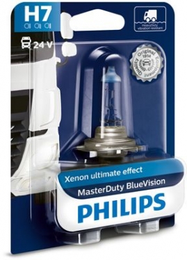 PHILIPS Xenon MasterDuty BlueVision H7 24V PX26d 70W 13972MDBVB1