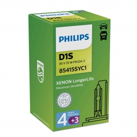 PHILIPS Xenon LongerLife D1S Pk32d-2 85V 35W 85415SYC1