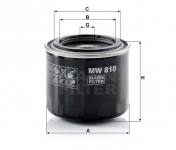 MANN FILTER Olejový filter MW 810