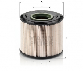 MANN FILTER Palivový filter PU 1033 x