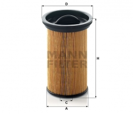 MANN FILTER Palivový filter PU 742