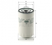 MANN FILTER Olejový filter W 1160/2