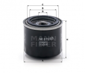 MANN FILTER Olejový filter W 811/83