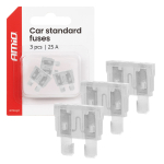 Autopoistky STANDARD púzdro 3 ks 25A AMIO-05108