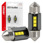 LED žiarovky CANBUS 31mm 2525 3SMD White 12/24V ...