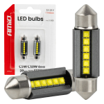 LED žiarovky CANBUS 39mm 2525 6SMD White 12/24V ...