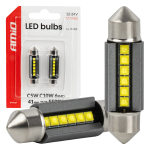 LED žiarovky CANBUS 41mm 2525 6SMD White 12/24V ...