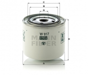 MANN FILTER Olejový filter W 917