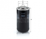 MANN FILTER Olejový filter W 950/26