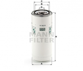 MANN FILTER Olejový filter W 962/8