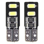 LED žiarovky CANBUS 4SMD 5730 T10 (W5W) White