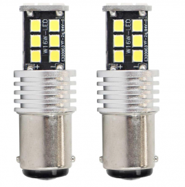 LED žiarovky CANBUS 2835 15SMD 1157 BAY15D P21/5W White 12V/24V